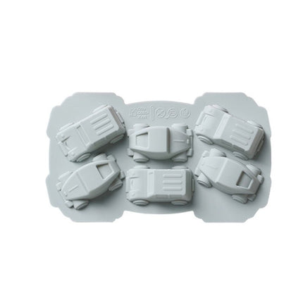 6 PCS Creative Cake Chocolate Mold 3D Car Cartoon Household Silicone Baking Ice Tray Mold - DealBuddy