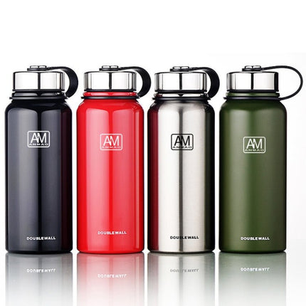 610ml Outdoor Vacuum Stainless Steel Heat Insulation Cup Portable Large Capacity Sports Bottle - DealBuddy