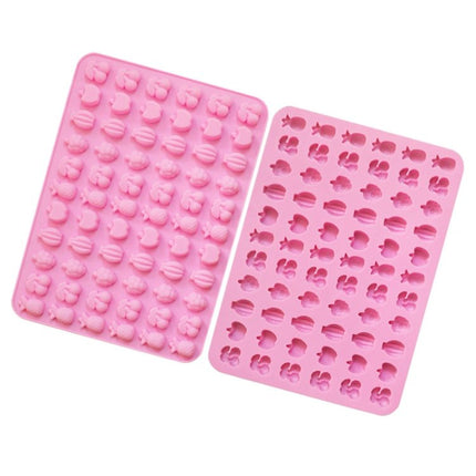 66 Grids Fruit Silicone Fudge Molds Mini Candy Molds - DealBuddy