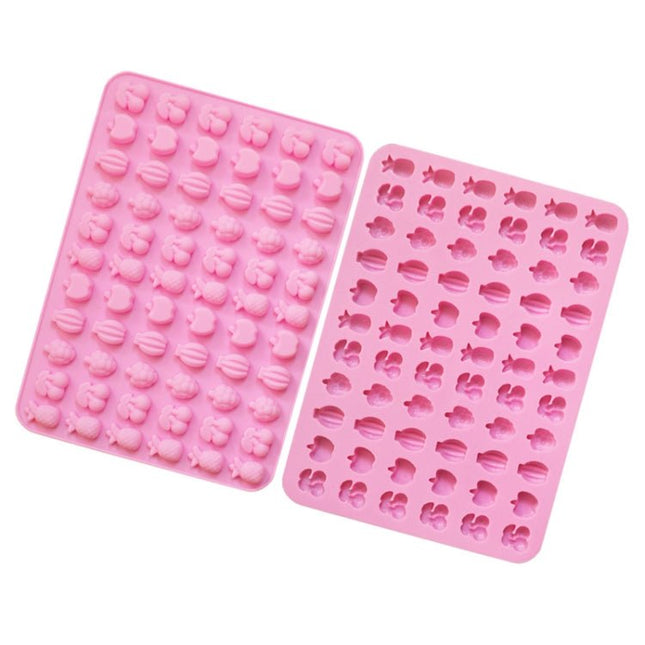 66 Grids Fruit Silicone Fudge Molds Mini Candy Molds - DealBuddy