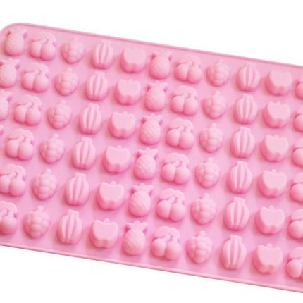 66 Grids Fruit Silicone Fudge Molds Mini Candy Molds - DealBuddy