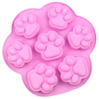 7 Cells Small and Large Cat Paw Silicone Cake Mould Cartoon DIY Handmade Essential Oil Soap Moulds - DealBuddy