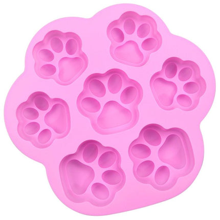 7 Cells Small and Large Cat Paw Silicone Cake Mould Cartoon DIY Handmade Essential Oil Soap Moulds - DealBuddy