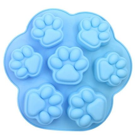 7 Cells Small and Large Cat Paw Silicone Cake Mould Cartoon DIY Handmade Essential Oil Soap Moulds - DealBuddy