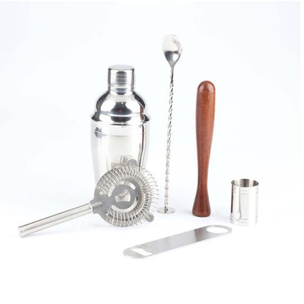 7 in 1 Stainless Steel Wine Cocktail Shaker Tools Set with Cloth Bag, Capacity: 550ml - DealBuddy