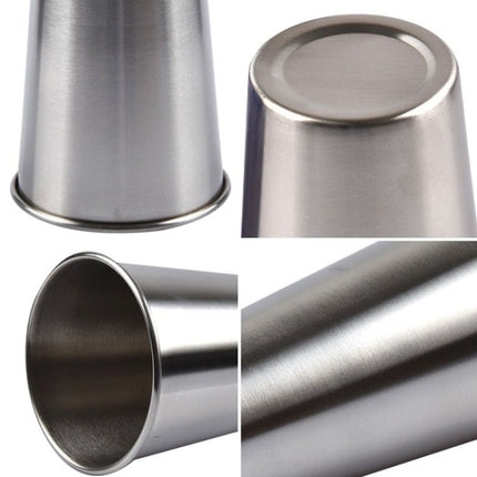 70ml Single Wall Electropolished Stainless Steel Brief Wine Cup(Silver) - DealBuddy