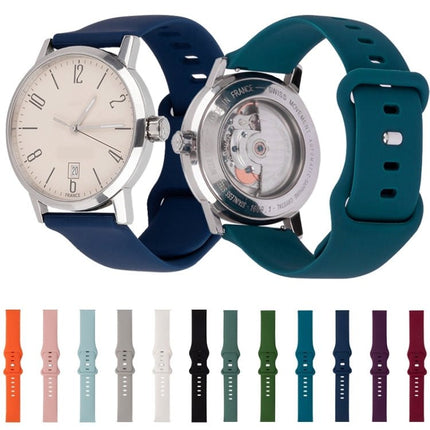 8 - buckle Silicone Replacement Strap Watchband - DealBuddy