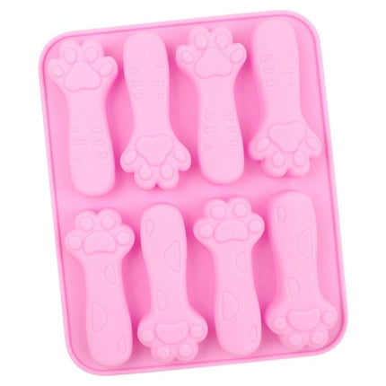 8 Grids Cats Claw DIY Baby Teething Silicone Molds Cake Baking Mould - DealBuddy