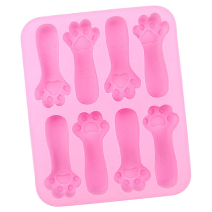 8 Grids Cats Claw DIY Baby Teething Silicone Molds Cake Baking Mould - DealBuddy
