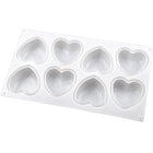 8 Grids Heart Silicone Chocolate Mold Handmade Aroma Soap Mould - DealBuddy