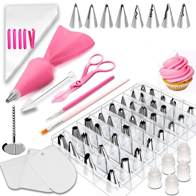 83 in 1 Cake Decorating Mouth Baking Tool Set Icing And Pastry Coloring Utensils - DealBuddy