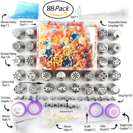 88 in 1 Decorating Mouth Set Cake Baking Jewelry Set - DealBuddy