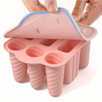 9 Grids Ice Cream Mould Silicone Ice Compartment Homemade Ice Cube Membrane Maker - DealBuddy