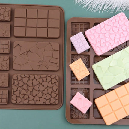 9 Grids Silicone Baking Chocolate Mold Cake DIY Fondant Mould - DealBuddy