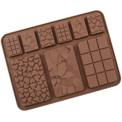 9 Grids Silicone Baking Chocolate Mold Cake DIY Fondant Mould - DealBuddy