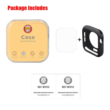 ENKAY Hat-Prince 2 in 1 TPU Semi-clad Protective Shell + 3D Full Screen PET Curved Heat Bending HD Screen Protector for Apple Watch Series 6 / 5 / 4 / SE3 / 2 / 1 40mm, 40mm - DealBuddy