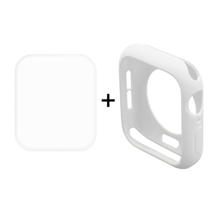 ENKAY Hat-Prince 2 in 1 TPU Semi-clad Protective Shell + 3D Full Screen PET Curved Heat Bending HD Screen Protector for Apple Watch Series 6 / 5 / 4 / SE3 / 2 / 1 40mm