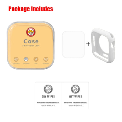 ENKAY Hat-Prince 2 in 1 TPU Semi-clad Protective Shell + 3D Full Screen PET Curved Heat Bending HD Screen Protector for Apple Watch Series 6 / 5 / 4 / SE3 / 2 / 1 40mm