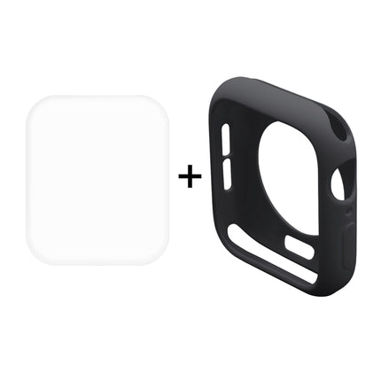 ENKAY Hat-Prince 2 in 1 TPU Semi-clad Protective Shell + 3D Full Screen PET Curved Heat Bending HD Screen Protector For Apple Watch Series 6 / 5 / 4 / Watch SE 44mm