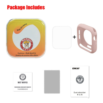 ENKAY Hat-Prince 2 in 1 TPU Semi-clad Protective Shell + 3D Full Screen PET Curved Heat Bending HD Screen Protector For Apple Watch Series 6 / 5 / 4 / Watch SE 44mm, For Apple Watch Series 6 / 5 / 4 / Watch SE 44mm - DealBuddy