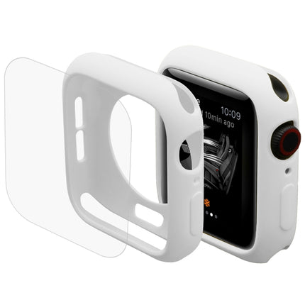 ENKAY Hat-Prince 2 in 1 TPU Semi-clad Protective Shell + 3D Full Screen PET Curved Heat Bending HD Screen Protector For Apple Watch Series 6 / 5 / 4 / Watch SE 44mm, For Apple Watch Series 6 / 5 / 4 / Watch SE 44mm - DealBuddy