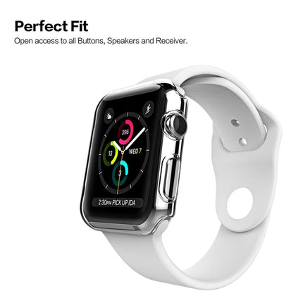For Apple Watch Series 3 / 2 / 1 42mm Transparent PC Protective Case