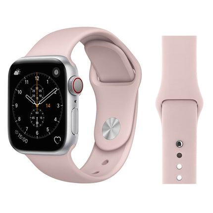 For Apple Watch Series 3 & 2 & 1 38mm Fashion Simple Style Silicone Wrist Watch Band - DealBuddy