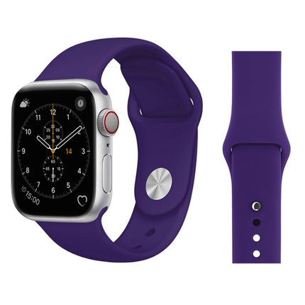 For Apple Watch Series 3 & 2 & 1 38mm Fashion Simple Style Silicone Wrist Watch Band - DealBuddy