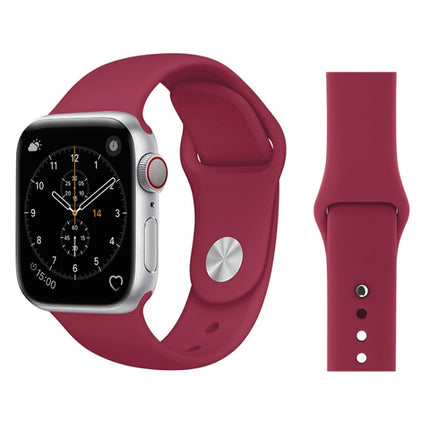 For Apple Watch Series 3 & 2 & 1 38mm Fashion Simple Style Silicone Wrist Watch Band - DealBuddy