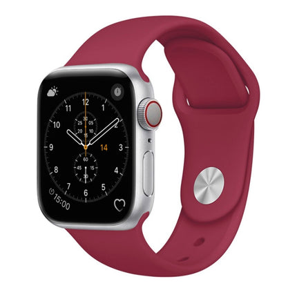 For Apple Watch Series 3 & 2 & 1 38mm Fashion Simple Style Silicone Wrist Watch Band, For 38mm - DealBuddy