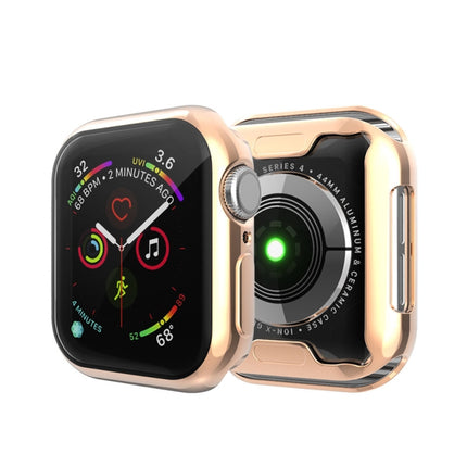 Full Coverage Plating TPU Case For Apple Watch Series 6 / 5 / 4 / Watch SE 40mm