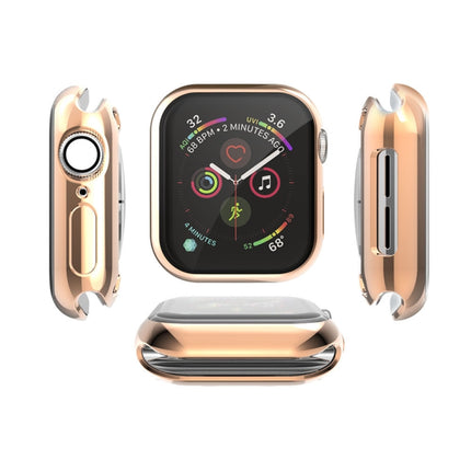 Full Coverage Plating TPU Case For Apple Watch Series 6 / 5 / 4 / Watch SE 40mm