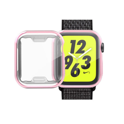 Full Coverage Plating TPU Case For Apple Watch Series 6 / 5 / 4 / Watch SE 44mm