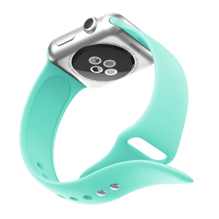 Double Rivets Silicone Watch Band for Apple Watch Series 3 & 2 & 1 38mm