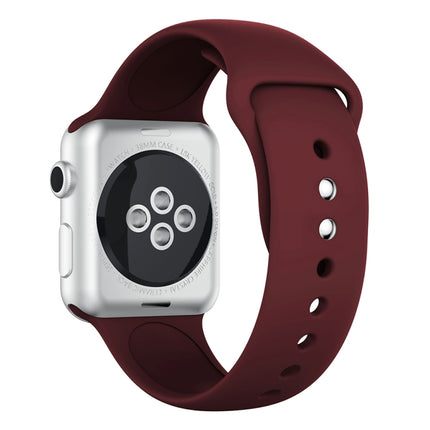 Double Rivets Silicone Watch Band for Apple Watch Series 3 & 2 & 1 38mm, Apple Watch 38mm - DealBuddy