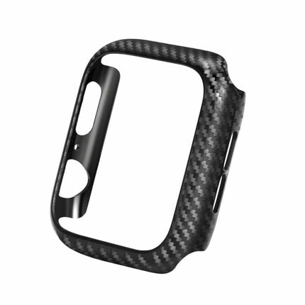 Genuine Leather Carbon Fiber Strap + Frame for Apple Watch Series 3 & 2 & 1 42mm