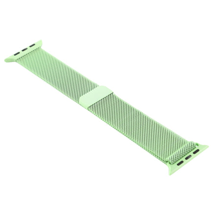 For Apple Watch Series 7 41mm / 6 & SE & 5 & 4 40mm / 3 & 2 & 1 38mm Color-changing Magnetic Nylon Watch Band