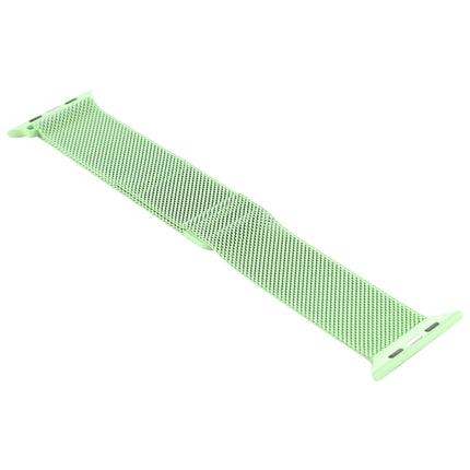 For Apple Watch Series 7 41mm / 6 & SE & 5 & 4 40mm / 3 & 2 & 1 38mm Color-changing Magnetic Nylon Watch Band