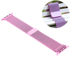 For Apple Watch Series 7 41mm / 6 & SE & 5 & 4 40mm / 3 & 2 & 1 38mm Color-changing Magnetic Nylon Watch Band