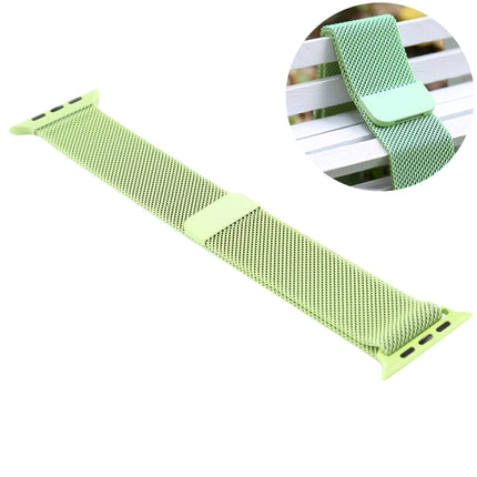 For Apple Watch Series 7 41mm / 6 & SE & 5 & 4 40mm / 3 & 2 & 1 38mm Color-changing Magnetic Nylon Watch Band