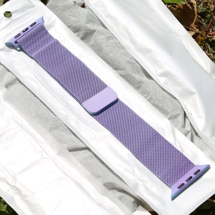 For Apple Watch Series 7 41mm / 6 & SE & 5 & 4 40mm / 3 & 2 & 1 38mm Color-changing Magnetic Nylon Watch Band, 40mm