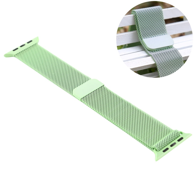 For Apple Watch Ultra 49mm&Watch Ultra 2 49mm / Series 10 46mm / 9&8&7 45mm / SE 3&SE 2&6&SE&5&4 44mm / 3&2&1 42mm Color-changing Magnetic Nylon Watch Band