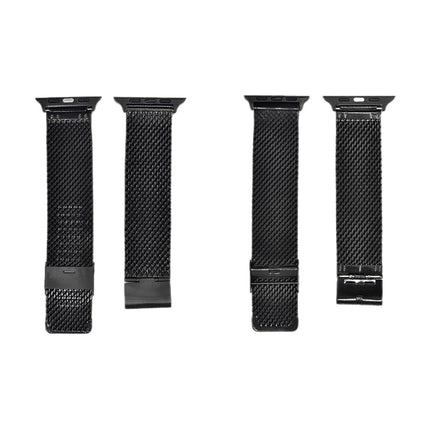 304 Stainless Steel Milanese Watch Band with Connector For Apple Watch Series 10 42mm / 9&8&7 41mm / SE 3&SE 2&6&SE&5&4 40mm / 3&2&1 38mm, For Apple Watch Series 7  41mm / & 6 & SE & 5 & 4 40mm - DealBuddy