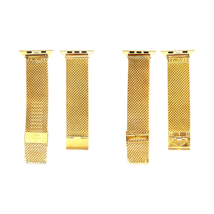 304 Stainless Steel Milanese Watch Band with Connector For Apple Watch Series 10 42mm / 9&8&7 41mm / SE 3&SE 2&6&SE&5&4 40mm / 3&2&1 38mm, For Apple Watch Series 7  41mm / & 6 & SE & 5 & 4 40mm