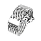304 Stainless Steel Milanese Watch Band with Connector For Apple Watch Ultra 49mm&Watch Ultra 2 49mm / Series 10 46mm / 9&8&7 45mm / SE 3&SE 2&6&SE&5&4 44mm / 3&2&1 42mm - DealBuddy