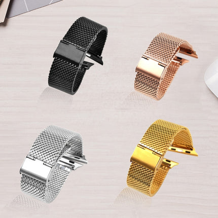304 Stainless Steel Milanese Watch Band with Connector For Apple Watch Ultra 49mm&Watch Ultra 2 49mm / Series 10 46mm / 9&8&7 45mm / SE 3&SE 2&6&SE&5&4 44mm / 3&2&1 42mm - DealBuddy