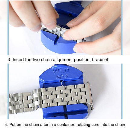 Hidden Butterfly Buckle 7 Beads Stainless Steel Watch Band For Apple Watch 42mm(Silver Gold), 20mm Women - DealBuddy