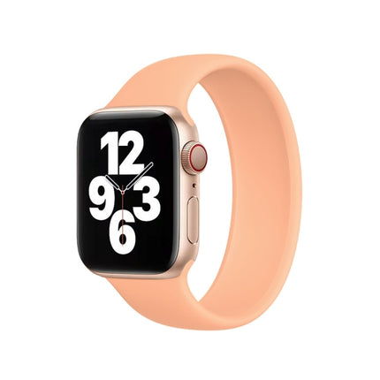 For Apple Watch Series 10 42mm / 9&8&7 41mm / SE 3&SE 2&6&SE&5&4 40mm / 3&2&1 38mm Solid Color Elastic Silicone Watch Band, Size:L 156mm - DealBuddy