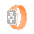 For Apple Watch Ultra 49mm&Watch Ultra 2 49mm / Series 10 46mm / 9&8&7 45mm / SE 3&SE 2&6&SE&5&4 44mm / 3&2&1 42mm Solid Color Elastic Silicone Watch Band, Size:L 156mm