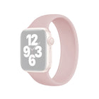 For Apple Watch Ultra 49mm&Watch Ultra 2 49mm / Series 10 46mm / 9&8&7 45mm / SE 3&SE 2&6&SE&5&4 44mm / 3&2&1 42mm Solid Color Elastic Silicone Watch Band, Size:L 156mm